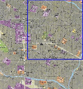 mapa de Chengdu em ingles