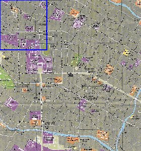 mapa de Chengdu em ingles