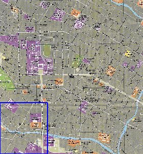 mapa de Chengdu em ingles