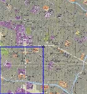 mapa de Chengdu em ingles