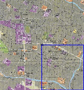 mapa de Chengdu em ingles