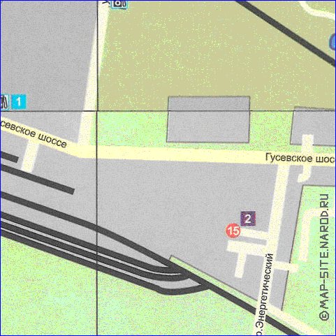 carte de Chernyakhovsk