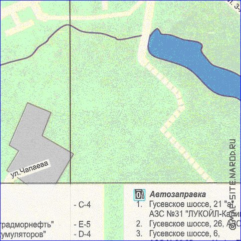 carte de Chernyakhovsk