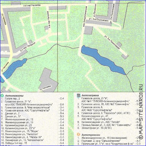 carte de Chernyakhovsk