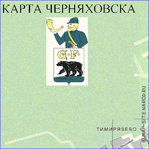 carte de Chernyakhovsk