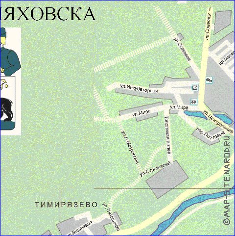 carte de Chernyakhovsk