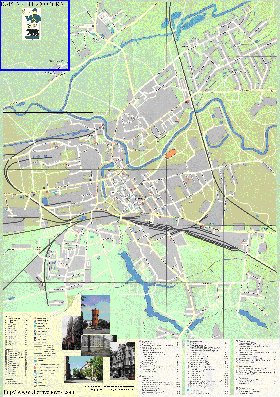 carte de Chernyakhovsk